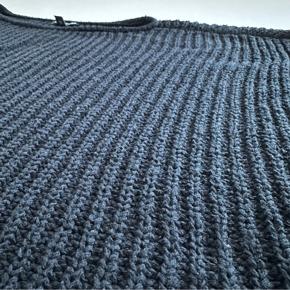 Eileen Fisher Peruvian Organic Cotton Boucle Square Top in Black | XL | GUC - Picture 8 of 13